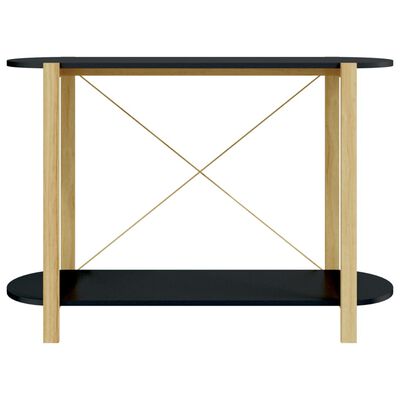 vidaXL Konzolni stol crni 110 x 38 x 75 cm od konstruiranog drva
