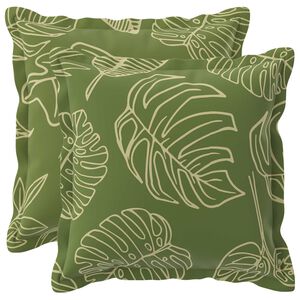 vidaXL Presvlaka za jastuk 2 kom. HOUTEN Dizajn lista 30 x 30 cm