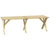 vidaXL Vrtni stol 220 x 73 x 70 cm od impregnirane borovine