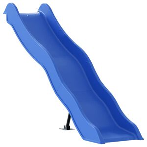 vidaXL Tobogan za igru plavi 169 x 38,5 cm od polipropilena