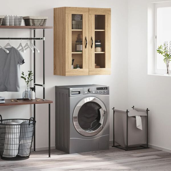 vidaXL Zidni ormarić boja hrasta sonome 69,5x34x90cm konstruirano drvo