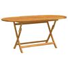 vidaXL Sklopivi vrtni stol 160 x 85 x 75 cm masivno drvo eukaliptusa