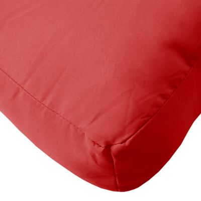 vidaXL Jastuk za palete crveni 80 x 80 x 12 cm od tkanine