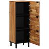 vidaXL Highboard Prirodna 40 x 33,5 x 110 cm Čvrsto drvo akacije