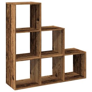 vidaXL Pregrada / regal za knjige 3 razina boja drva 99x29x99cm drveni