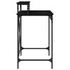 vidaXL Stol Crni hrast 80 x 50 x 90 cm Konstruirano drvo