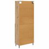 vidaXL Highboard s ladicama Umjetnički hrast 69,5 x 34 x 180 cm