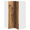 vidaXL Zidni kutni ormar PORTO Staro drvo 57 x 57 x 100 cm