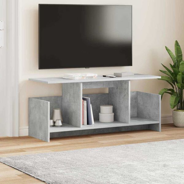 vidaXL TV stalak Betonski sivi 102 x 35 x 45 cm Konstruirano drvo