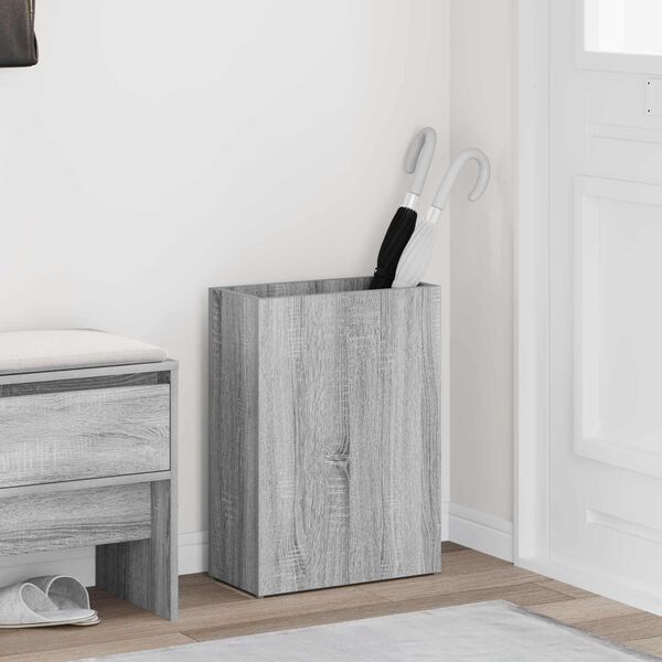 vidaXL Stalak za ki&scaron;obran s pohranom Siva Sonoma 40 x 20 x 55,5 cm