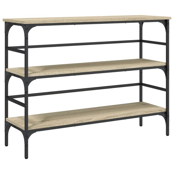 vidaXL Konzolni stol boja hrasta sonome 100x32x75 cm konstruirano drvo