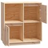 vidaXL Komoda 74 x 35 x 80 cm od masivne borovine