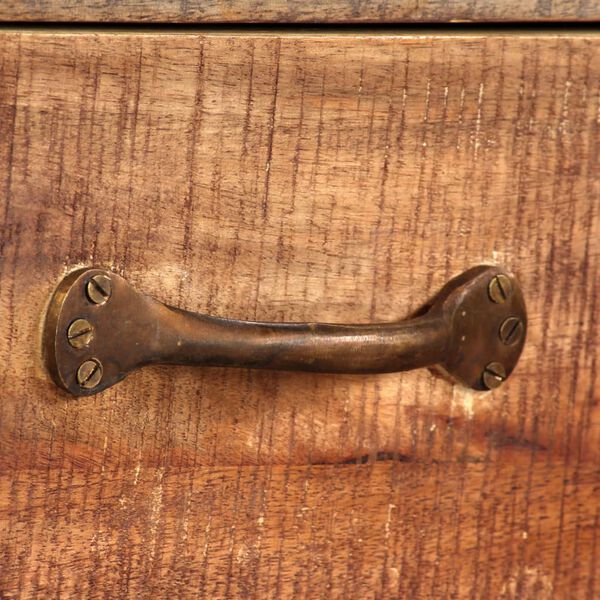 vidaXL TV ormarić od masivnog drva vintage 118 x 30 x 40 cm