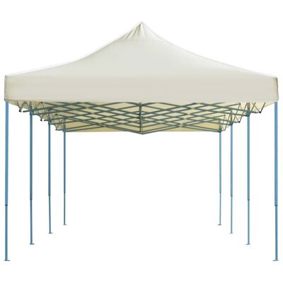 vidaXL Sklopivi šator za zabave 3 x 9 m krem