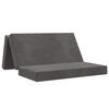 vidaXL Sofa na razvlačenje 140 x 67 x 45 cm Tamnosiva