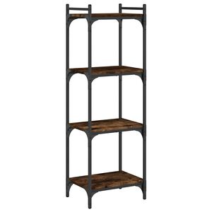vidaXL Regal za knjige s 4 razine boja hrasta 40 x 30 x 120 cm drveni