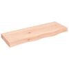 vidaXL Kupaonska radna ploča 80x30x(2-6) cm netretirano masivno drvo
