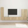 vidaXL Set zidnog ormarića za TV Zidne 6 pcs Sonoma hrast