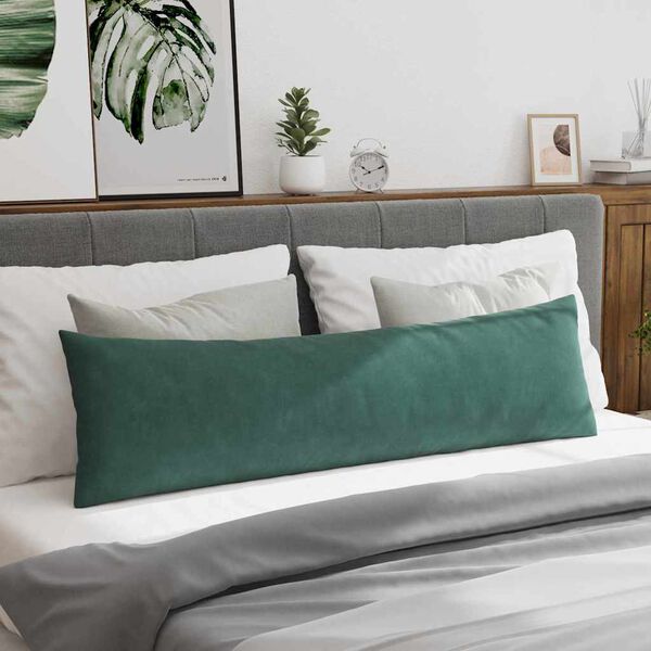 vidaXL Jastučići za sofu 2 pcs Tamnozelena 145 x 40 cm Kordura tekstil