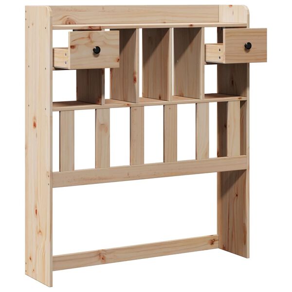 vidaXL Uzglavlje s prostorom za pohranu 90 cm Masivno drvo Bor