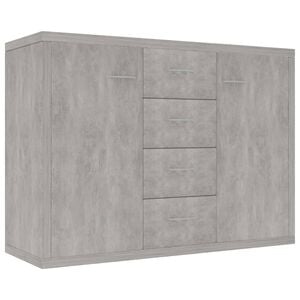 vidaXL Komoda siva boja betona 88 x 30 x 65 cm od konstruiranog drva