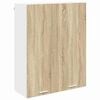 vidaXL Viseći ormarić Sonoma hrast 80 x 31 x 100 cm Konstruirano drvo