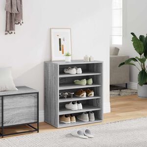 vidaXL Ormarić za cipele sivi hrast 60 x 35 x 70 cm konstruirano drvo
