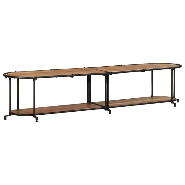 vidaXL TV ormarić 200x42x40 cm od masivnog bagremovog drva