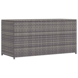 vidaXL Vrtna kutija za pohranu siva 120 x 50 x 60 cm od poliratana