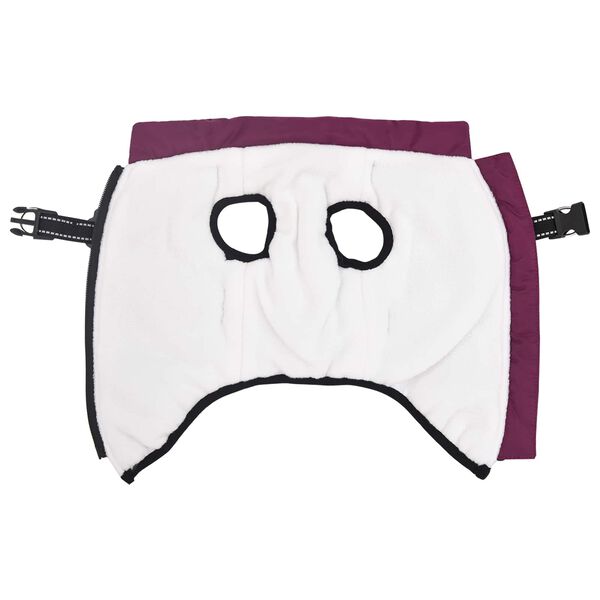 vidaXL Kaput za pse Ljubičasta L28 Flis i Poliester