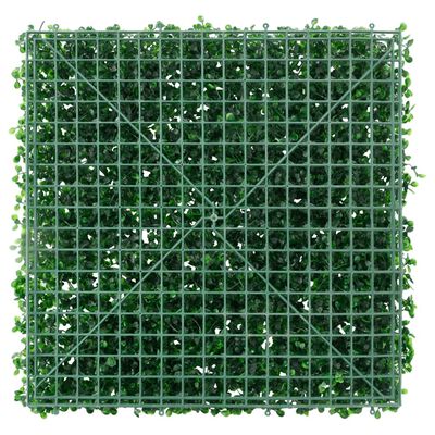 vidaXL Ograda od umjetnog lišća 6 kom zelena 50 x 50 cm