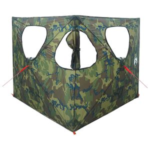 vidaXL Lovni &scaron;ator 145 x 145 x 150 cm Maskirna Poliester i čelik