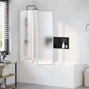 vidaXL 3 Sklopivog paravana za kade 141 x 132 cm