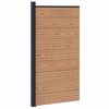vidaXL Panel ograde WPC i aluminij Smeđa