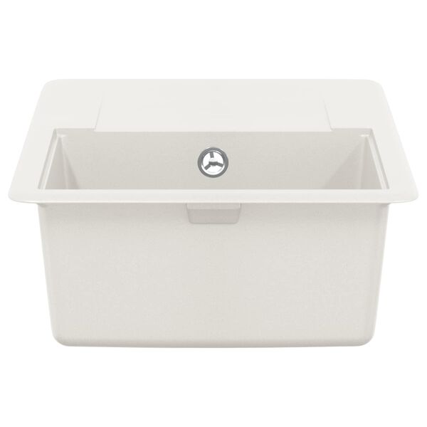 vidaXL Umivaonik Bijelo 670 x 460 mm 80% kvarc i 20% smola