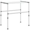 vidaXL Su&scaron;ilo za rublje 83 x (50 - 55) x (40 - 85) cm aluminijsko