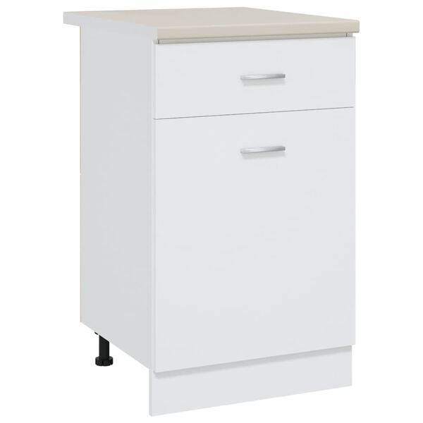 vidaXL Kuhinjska radna ploča krem 50 x 60 x 2,8 cm od iverice