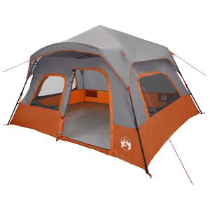 vidaXL Instant &scaron;ator Siva i narančasta 340 x 280 x 190 cm