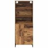 vidaXL Highboard Staro drvo 69,5 x 34 x 180 cm Konstruirano drvo