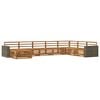 vidaXL Set vanjskih sofa 8 pcs Prirodna