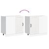 vidaXL Donji kuhinjski ormarić Lucca bijeli konstruirano drvo