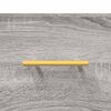 vidaXL Visoka komoda siva sonome 69,5x34x180 cm od konstruiranog drva