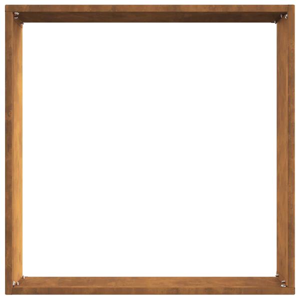 vidaXL Ograda oko Travnjaka Rđa 40 x 40 x 13 cm