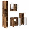 vidaXL Set namje&scaron;taja za kupaonicu 4 kom. Staro drvo 61 x 35 x 64 cm