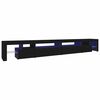 vidaXL TV ormarić s LED svjetlima crni 290x36,5x40 cm