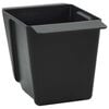 vidaXL Kutije za cvijeće za Euro palete 24 pcs Crna 13,5 x 9 x 9,5 cm