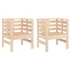 vidaXL Vrtne stolice 2 kom 61,5 x 53 x 71 cm od masivne borovine