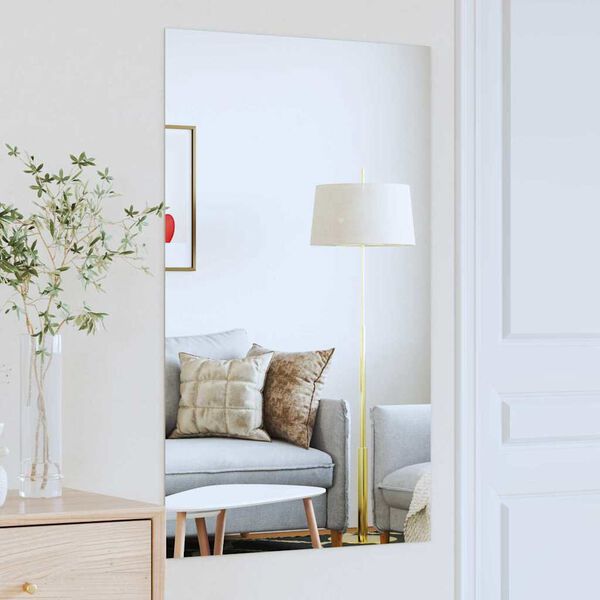 vidaXL Zidno ogledalo Pravokutni 100 x 60 cm Staklo otporno na udarce