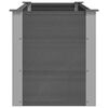 vidaXL Vrtna Posuda za Sadnju WPC 150x50x54 cm Siva