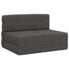 vidaXL Sofa na razvlačenje Tamnosiva 70 x 80 x 60 cm Tkanina